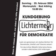 Kundgebung für Demokratie